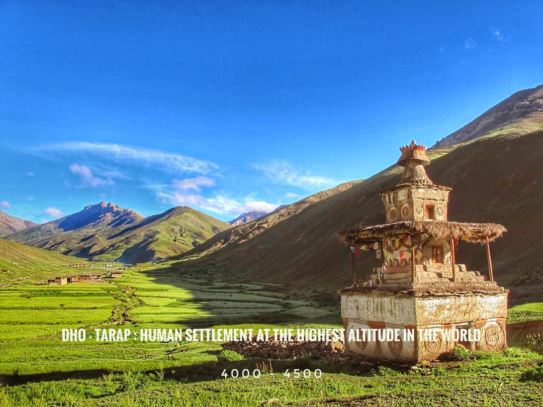 Dho Tarap - Highest Village in Nepal at 4200m elevation - Traditional Tibetan Buddhist culture