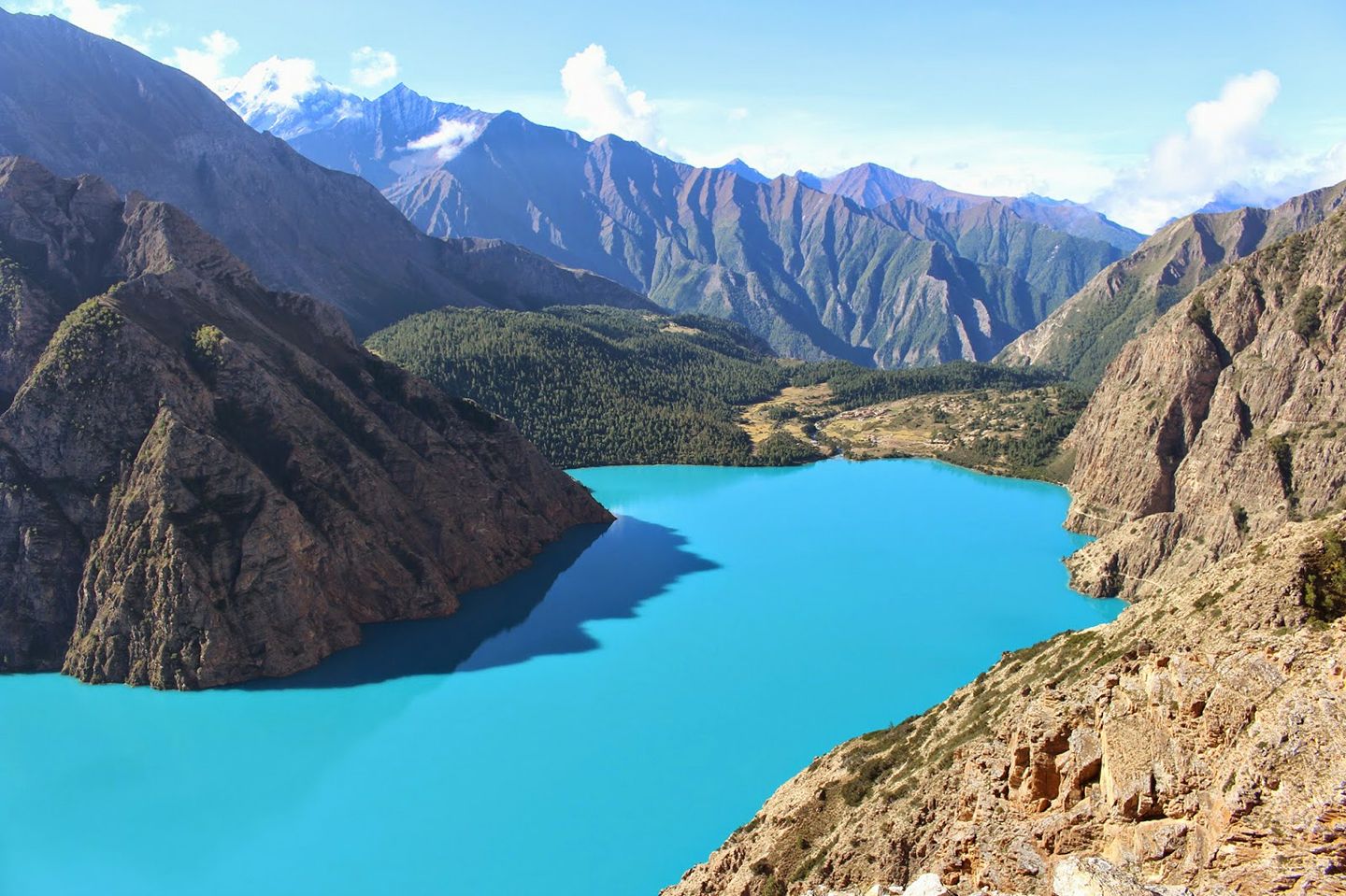 Phoksundo Lake Dolpa Nepal - Crystal Clear Alpine Lake at 3611m elevation - Best attraction in Dolpa